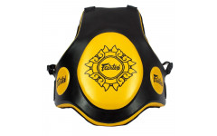 Защитный жилет тренера из Таиланда Fairtex TV2 black yellow