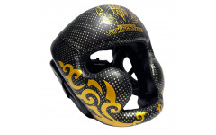Боксерский шлем Top King Kanok black XL