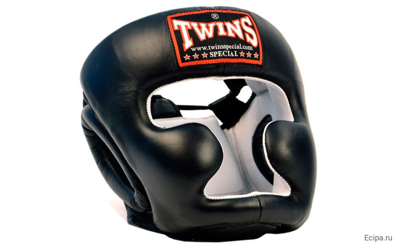 Защитный боксерский шлем Twins HGL6 black XL