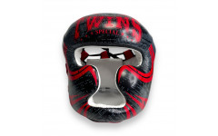 Шлем боксерский Twins Special FHGL3-TW5 black red L
