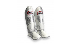 Защита голени Twins Special FSGL10-49 white silver - XL